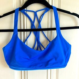 Lululemon cobalt blue sports bra size 8 - no padding